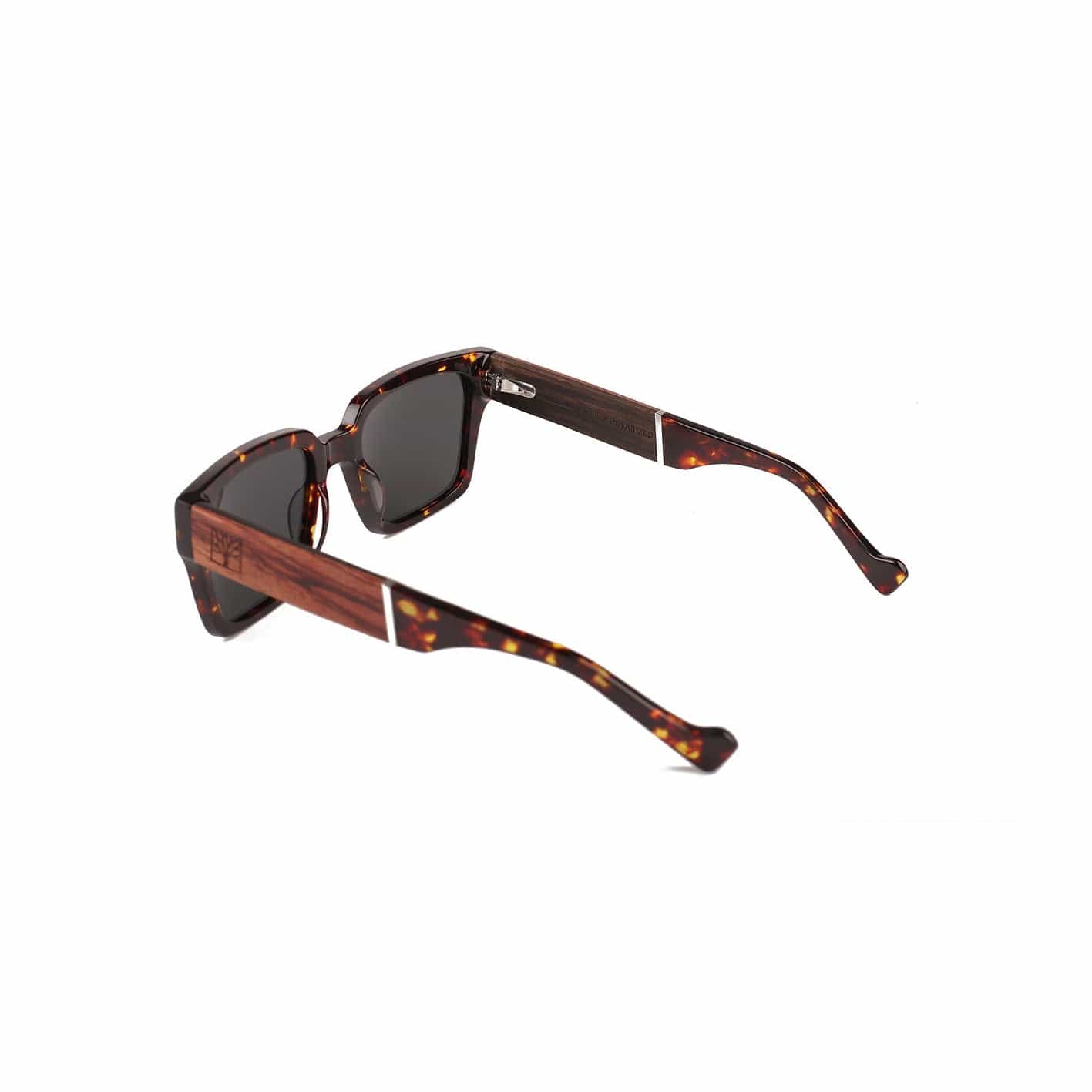 Roadtripmadewood Lunettes de soleil Lunette de soleil Expédition Ambre en bois